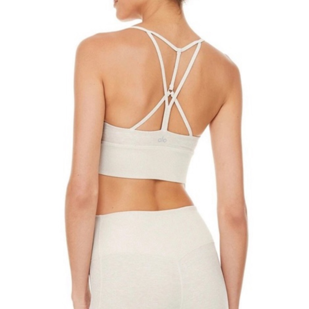 Alosoft Alo Lavish Bra cream tan Bone Heather small